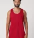 MC1790 Cotton Heritage Men's St. Louis Tank in Red front view