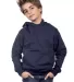 Y2600 Cotton Heritage Tyler Unisex Youth Pullover in Navy front view