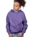 Y2600 Cotton Heritage Tyler Unisex Youth Pullover Purple Heather front view