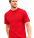 Alstyle 1301 Heavyweight Plain T Shirt by American in Red