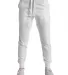 2001 Unisex Fleece Jogger white front view