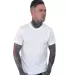 MC134 White Modal Cotton T-Shirt Front Plain White front view