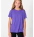 TR201 American Apparel Tri-Blend Youth Tee Tri-Orchid (Discontinued) front view