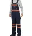 Dickies Workwear VB501 Men's Enhanced Visibility Denim Bib Overall INDIGO BLUE _36 front view