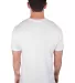 MC134 White Modal Cotton T-Shirt Back View back view