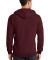 Port & Company Men's Classic Full-Zip Hoodie - Dark Choco 4XL (Lighter Weight Fleece)