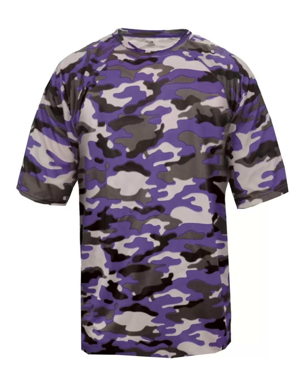 badger sport camo sport performance tee shirt