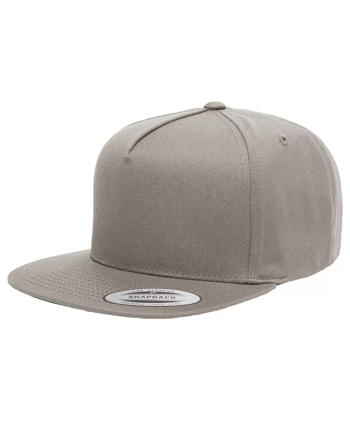 6007 Yupoong Five-Panel Flat Cap From - Bill