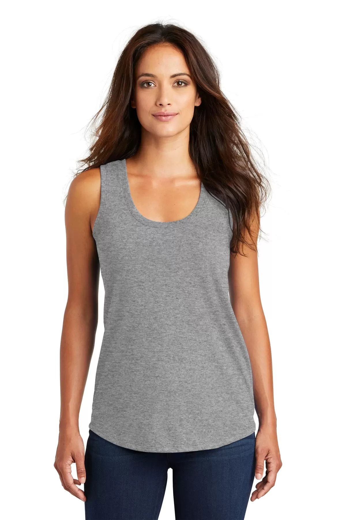DM138L District Made Ladies Perfect Tri-Blend Racerback Tank