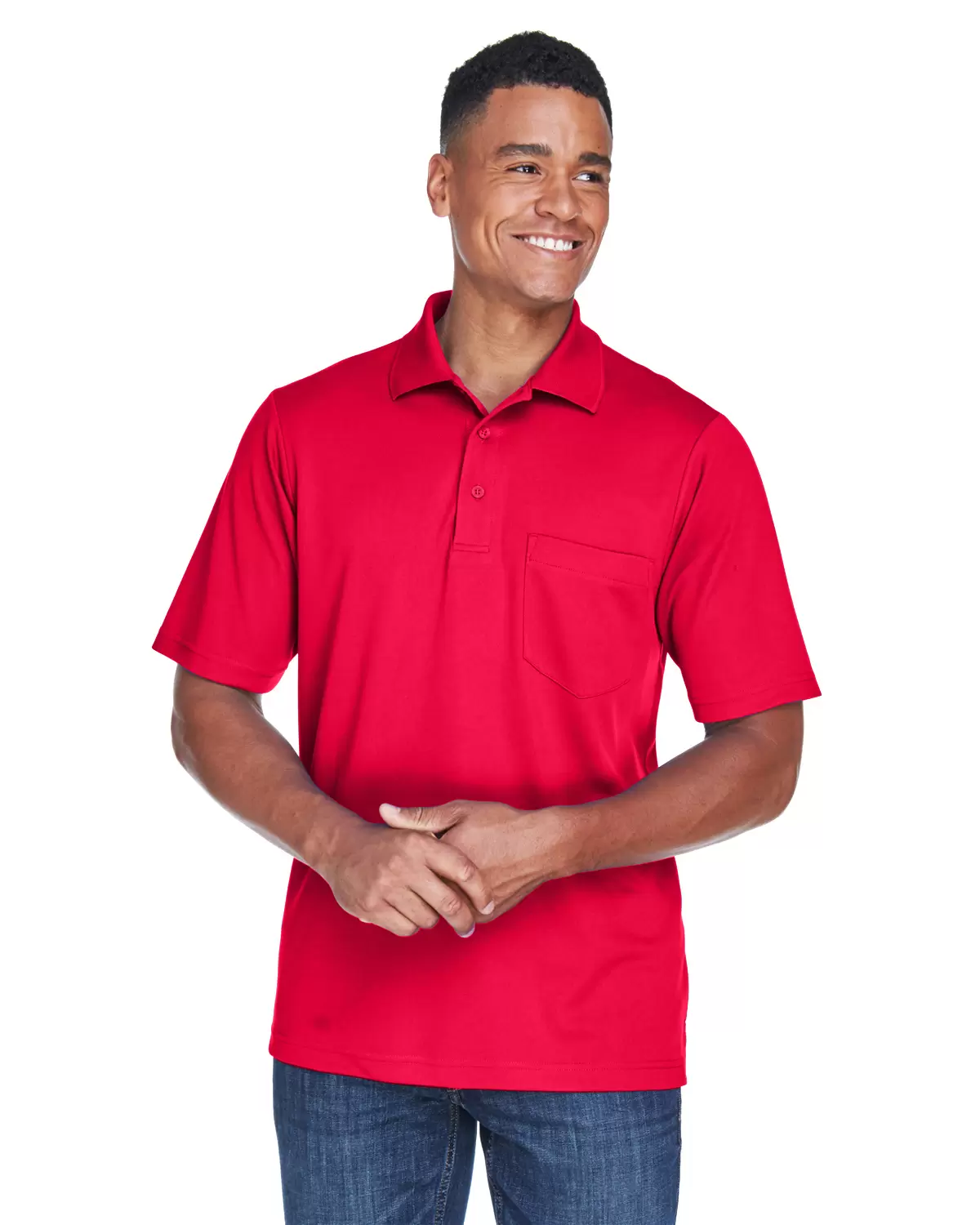 CORE 365 Long Sleeve Performance Pique Polo Shirt