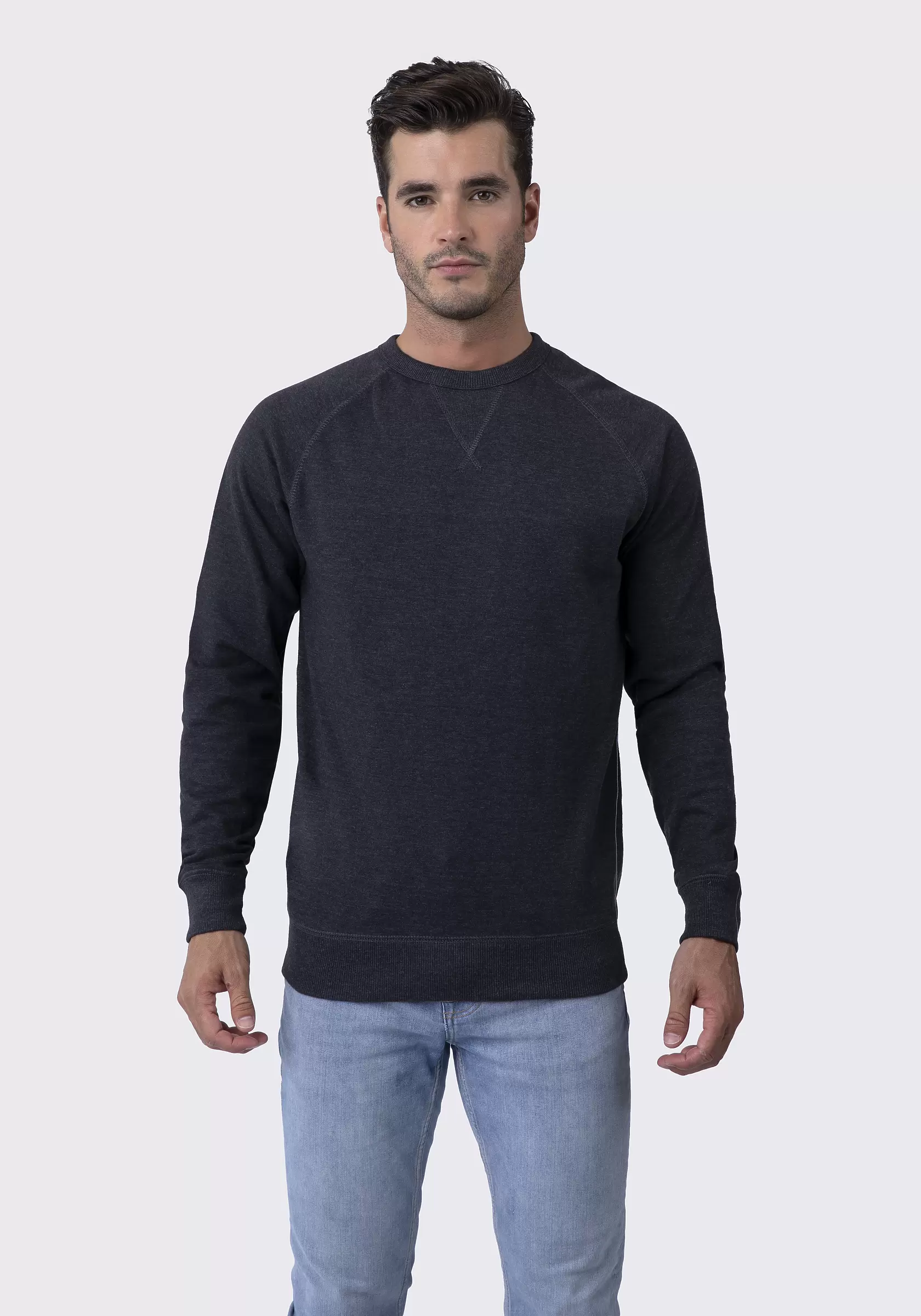 Cotton Heritage M2430 French Terry Crew Pullover - From $12.98