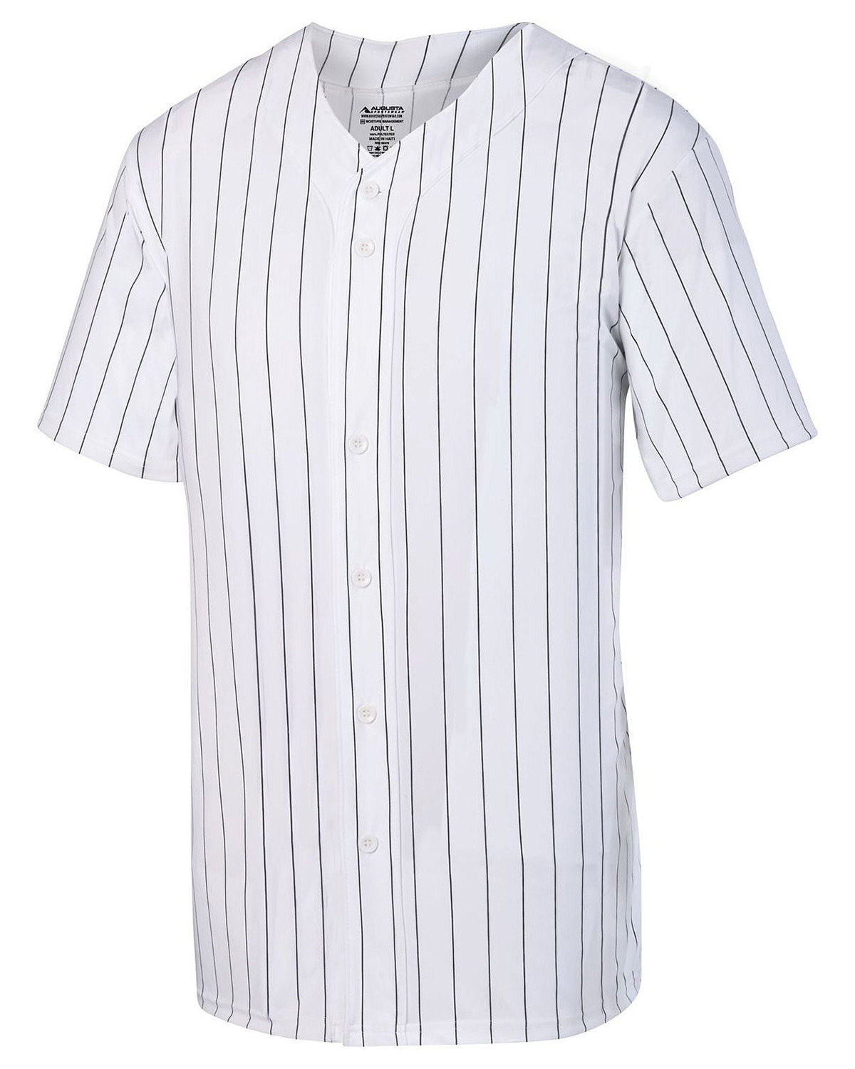 Augusta Sportswear 1685 Pinstripe Full Button Baseball Jersey From 19.17