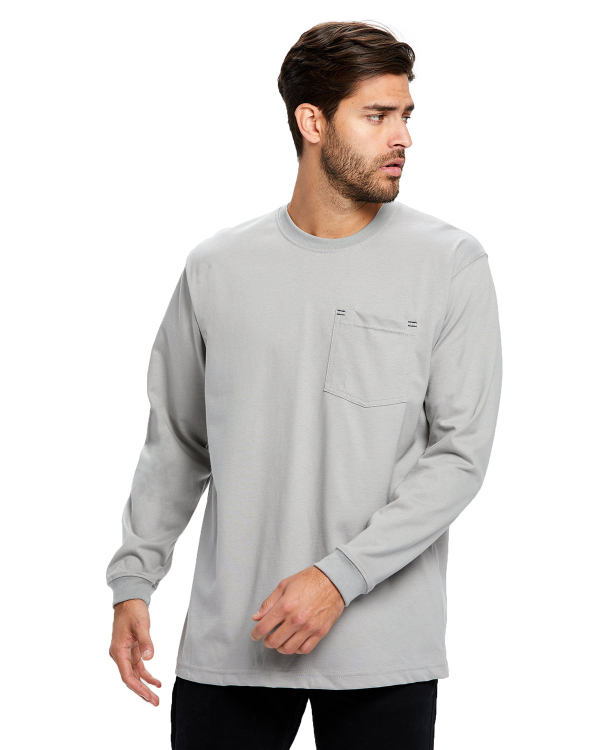 7 OZ FLAME-RESISTANT COTTON ORANGE LONG SLEEVE T