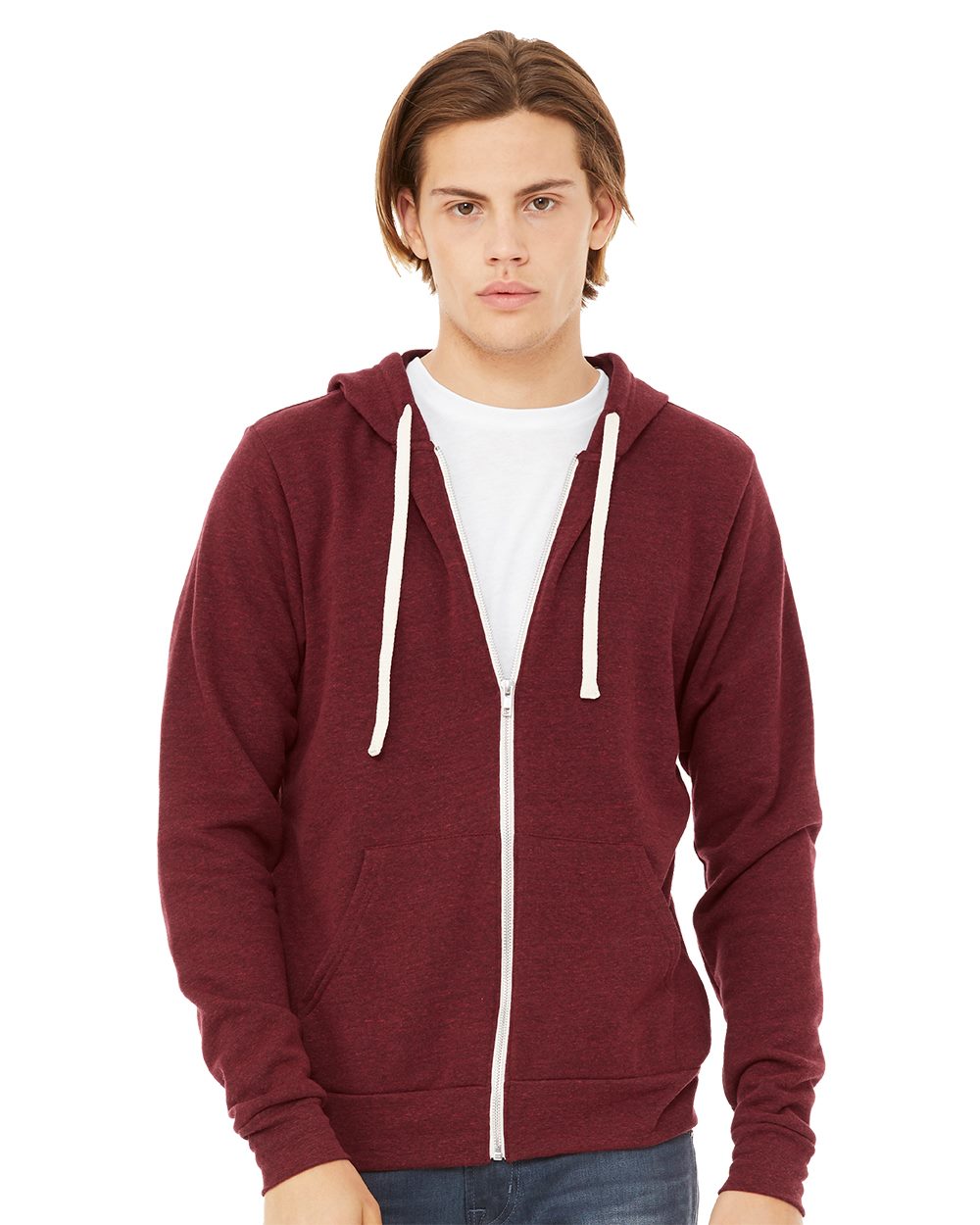 bella canvas zip up hoodie