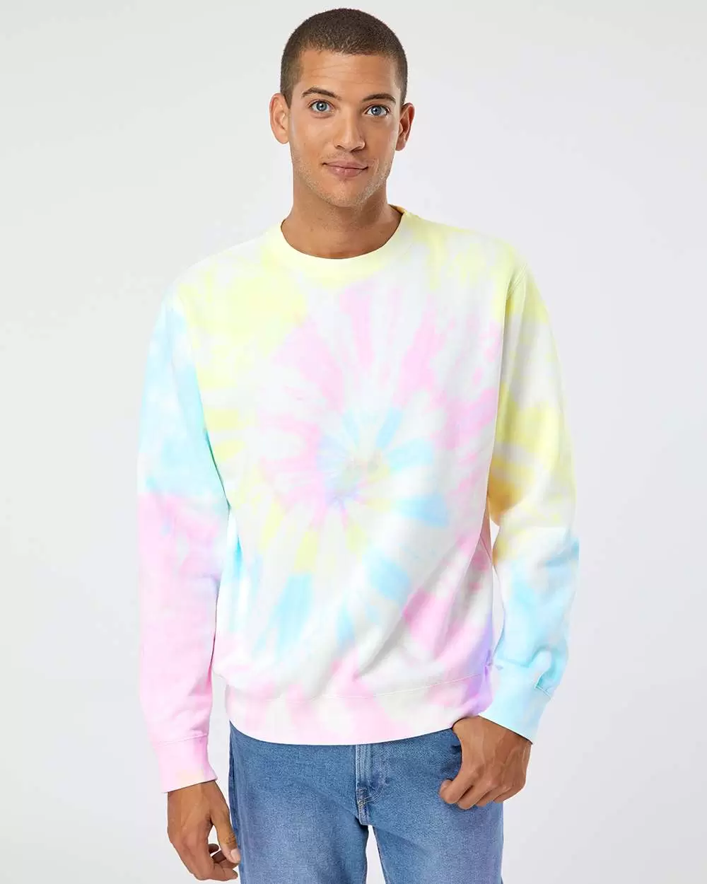 Light tie 2024 dye sweatshirt