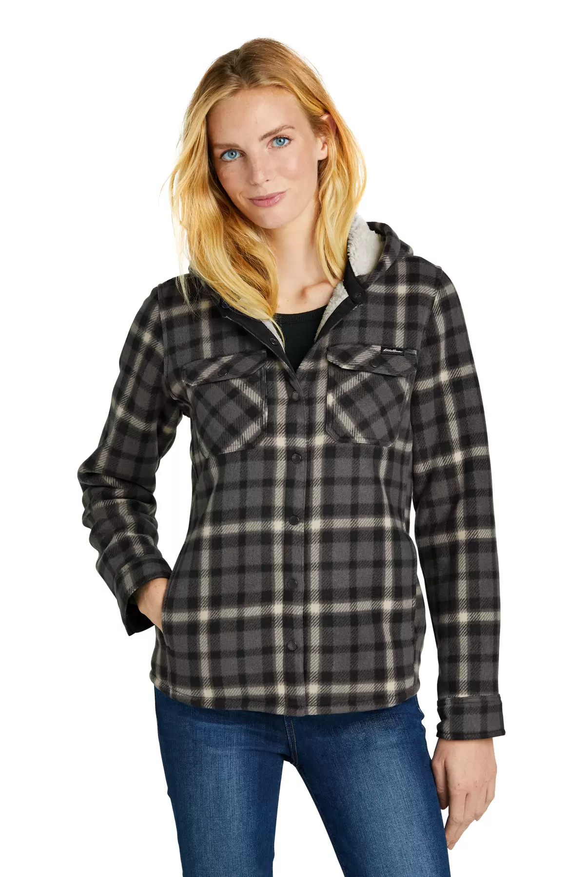 Eddie bauer lined flannel retailer shirt