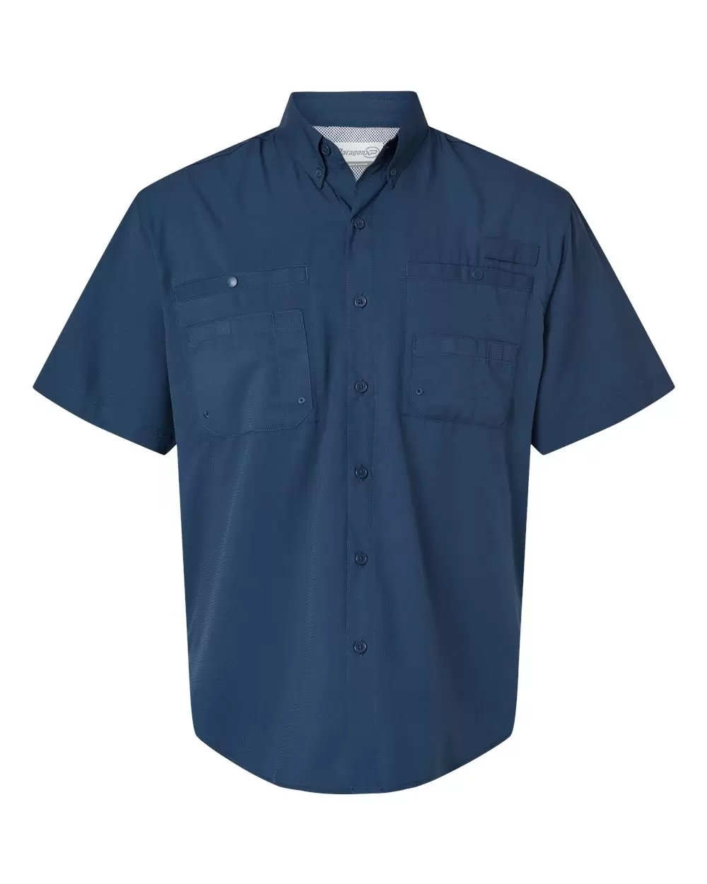 Paragon 700 Hatteras Performance Short Sleeve Fishing Shirt - Navy - S
