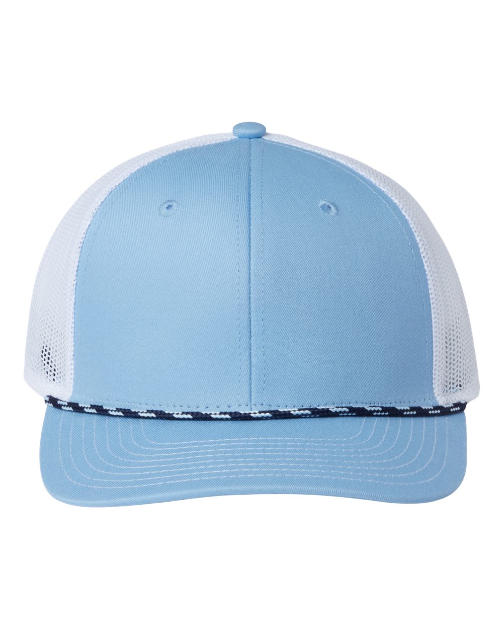 The Game Hats GB452R Everyday Rope Trucker Cap Columbia Blue/ White