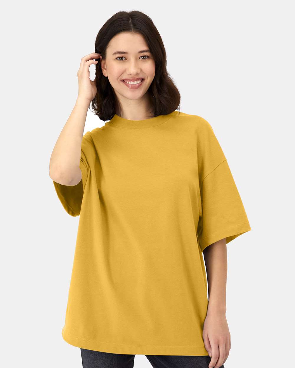 Hanes 5180R Beefy-T® Retro Street T-Shirt Royal Gold