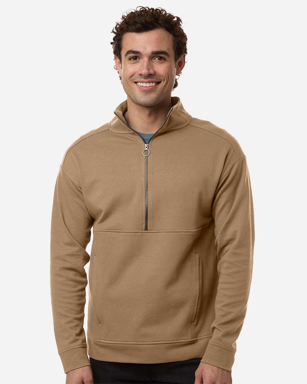 North End NE220 Men's Mantra Half-Zip Ottoman Pullover