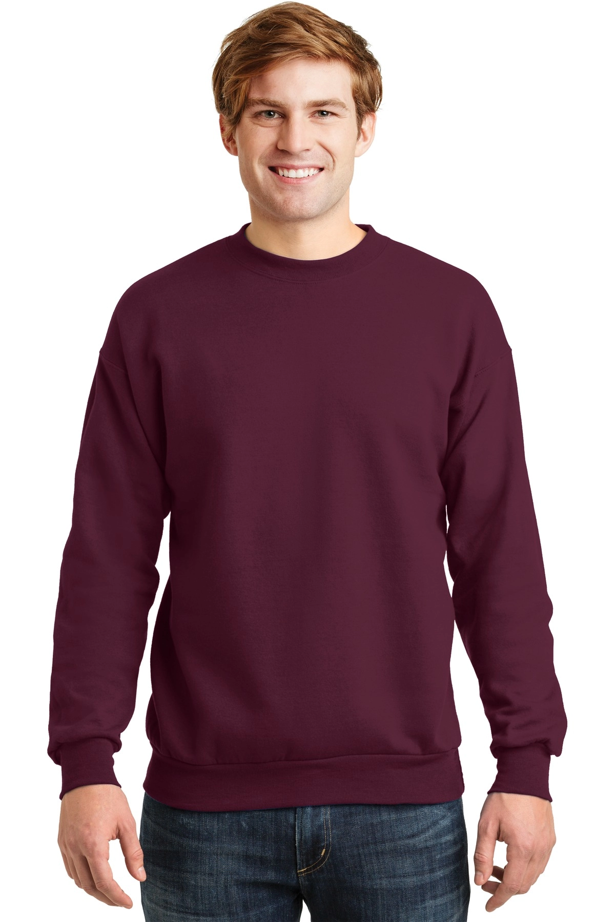 Hanes Ecosmart Men's Fleece Sweatshirt Army Brown 3XL