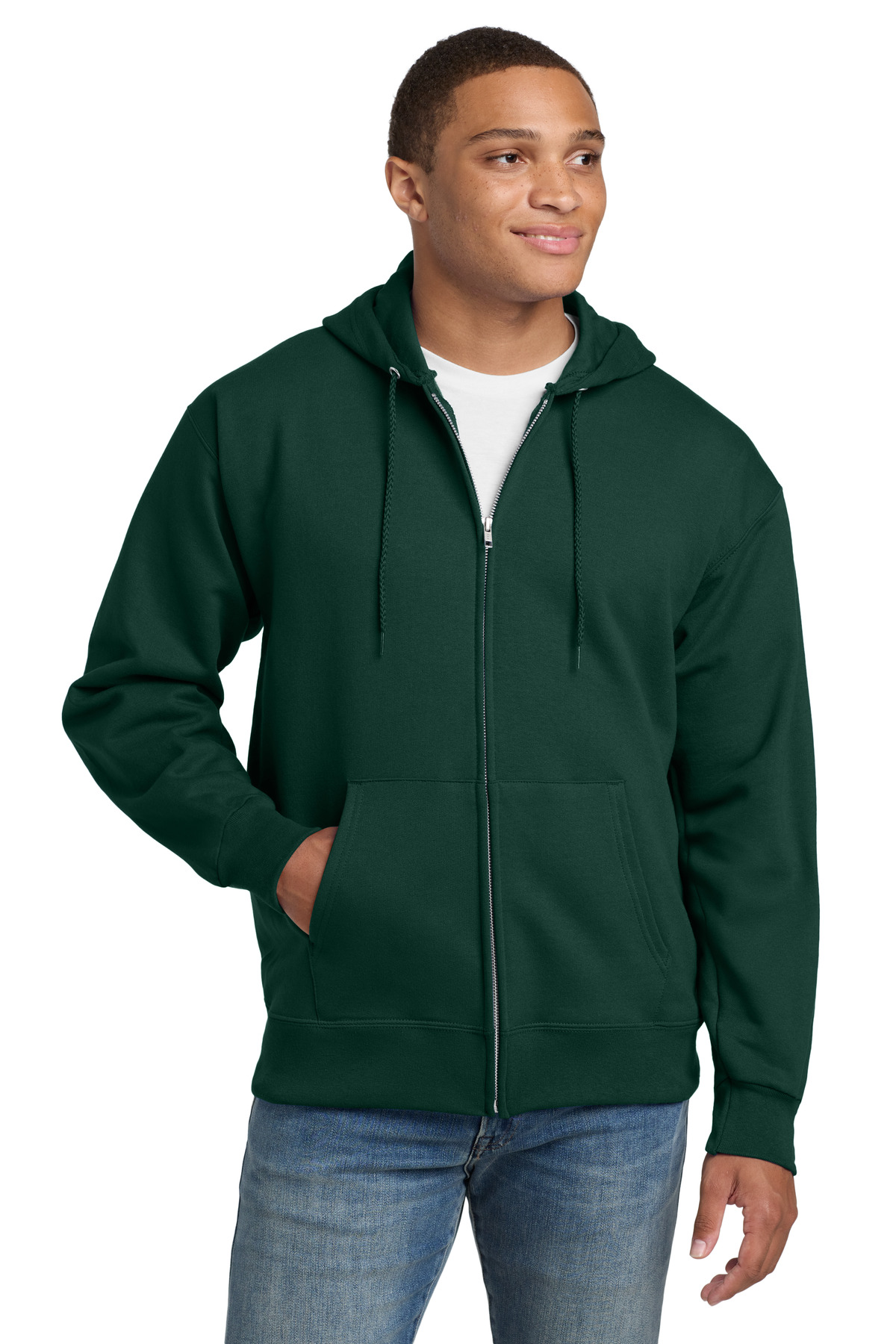 Hanes F280 PrintPro XP Ultimate Cotton Full Zip Hooded Sweatshirt