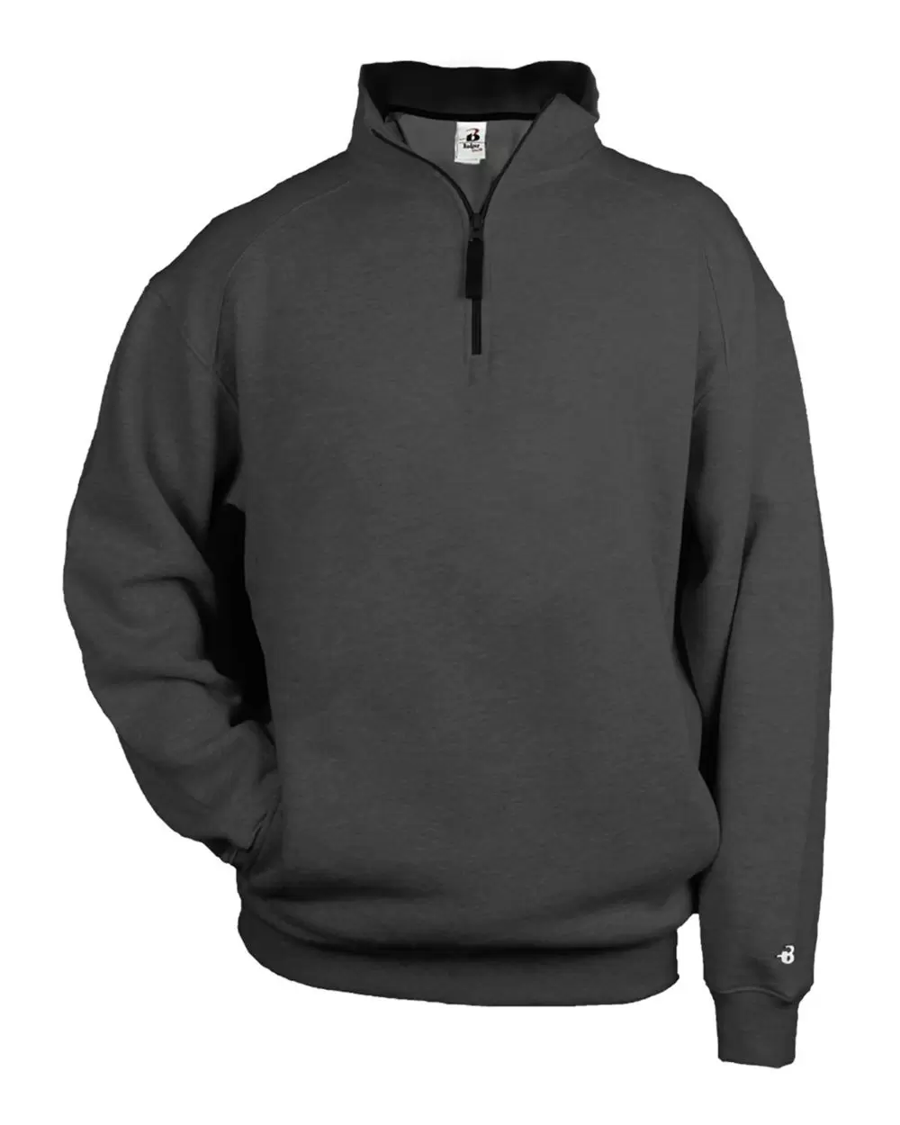 Tek Gear Performance Fleece Pullover 1/4 Zip Size Large Charcoal Gray New  W/Tags