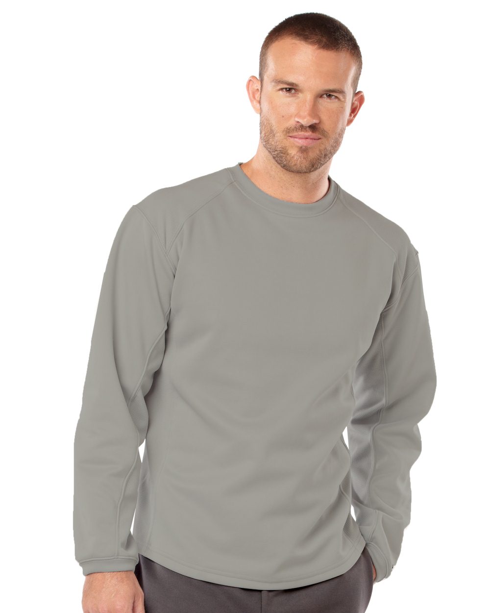 polyester crewneck sweatshirt