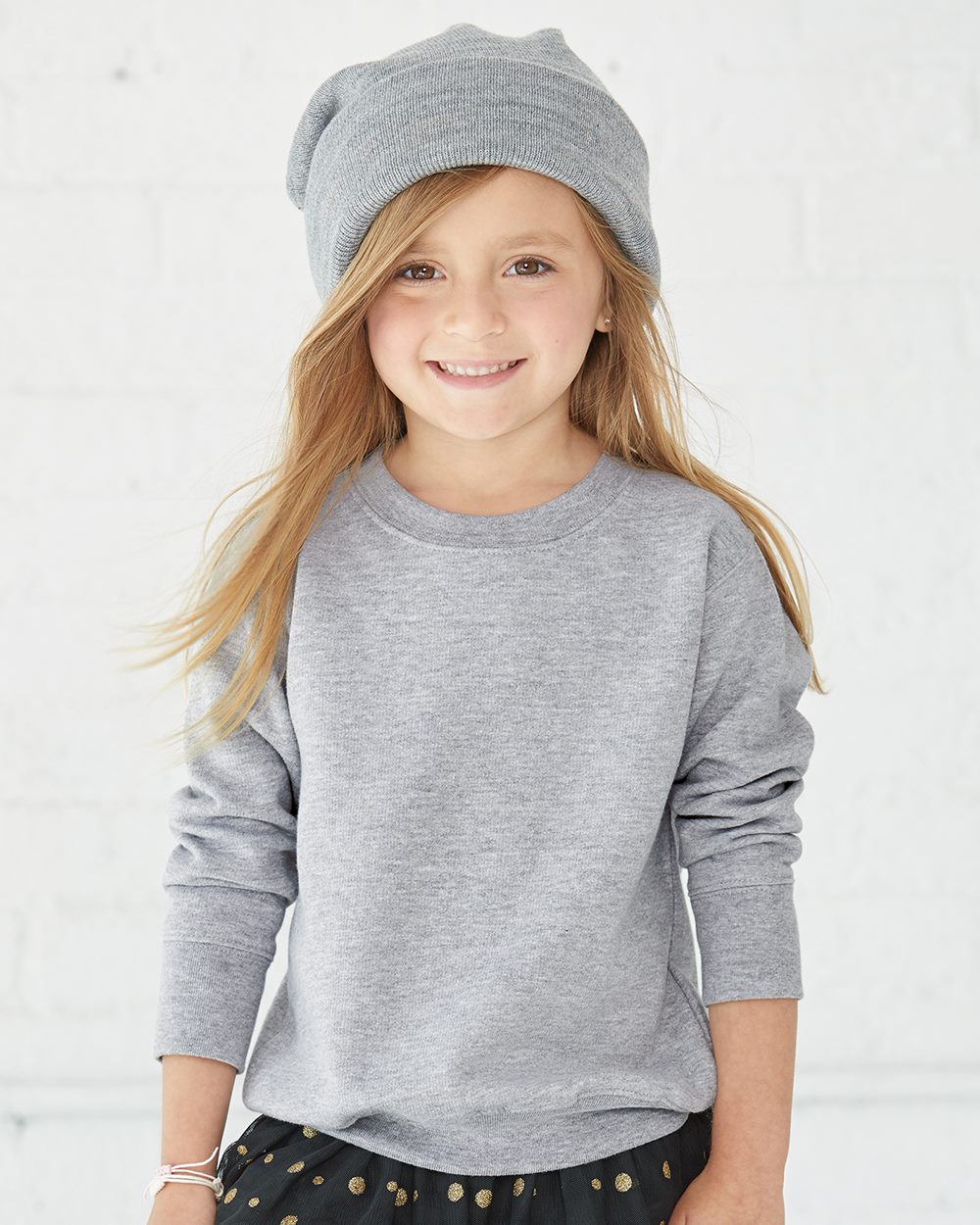 Available in 13 Colors Heather Rabbit Skins Toddler Sweatshirt M-3317