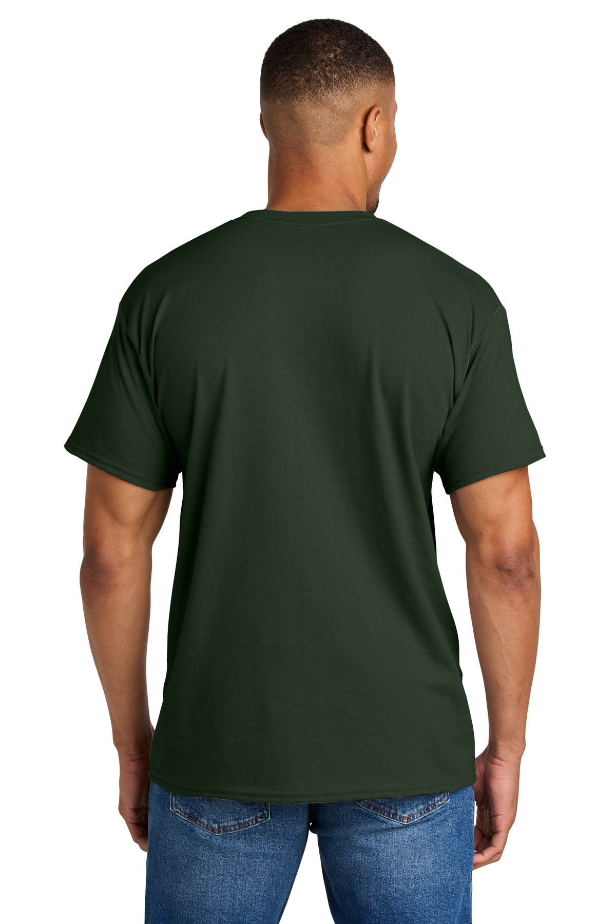 Gildan 8000 DryBlend T-Shirt | Gildan G800 Wholesale Forest Green