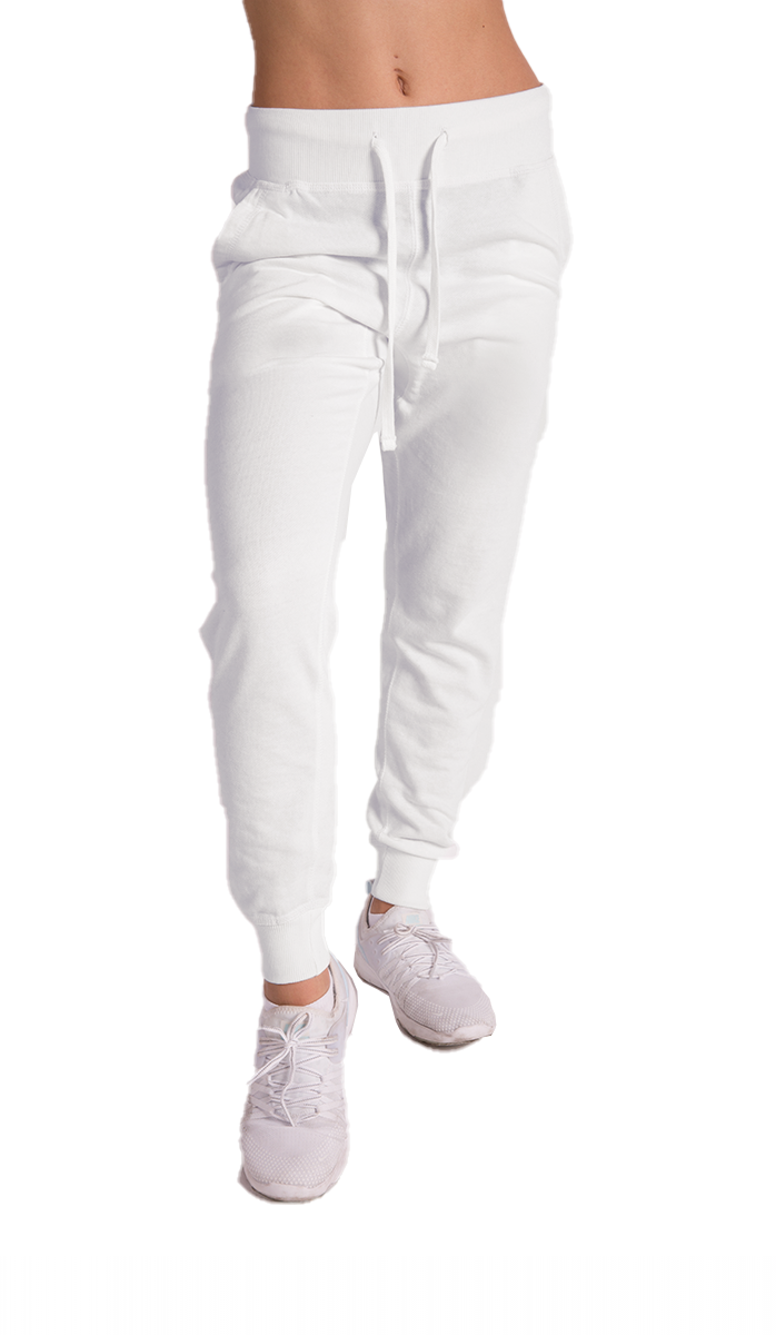 - Athletic-Pants Mujer Forro Polar Pantalón de Chándal Essentials French Terry