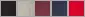 Burnside Clothing 5789M Premium Five-Panel Curved Visor Snapback Cap - Swatch