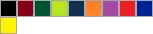 Promo Goods  LT-4384 Fingertip Towel Dark Colors - Swatch