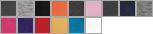 LC1125 swatch palette