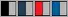2312 ProLine Polyester Color Block Pull Over Hood - Swatch